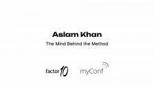 Aslam Khan at myConf 2025